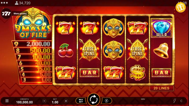 Microgaming Slot Là Gì? Top 5 Game Nổ Hũ Nên Chơi Tại Ev88 7 9 Mặt Nạ Lửa
