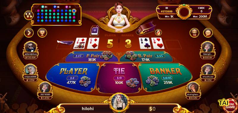 Các Kiểu Cược Trong Baccarat Online - Tối Đa Hóa Cơ Hội Thắng 2 Cược cửa Người chơi (Player bet) - Nhà Cái (Banker bet)