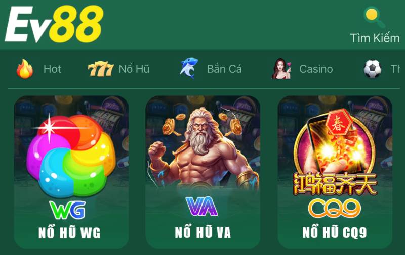 Giới Thiệu Sảnh CQ9 Slot Ev88 - Sảnh Game Nhiều Người Ưa Chuộng 5 Hướng dẫn tham gia sảnh CQ9 tại EV88