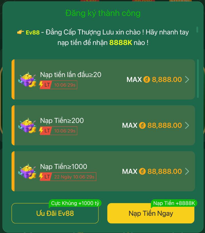 Hướng Dẫn Đăng Ký Ev88 Một Cách Đơn Giản Và An Toàn 5 Khuyến mãi và lợi ích khi đăng ký EV88