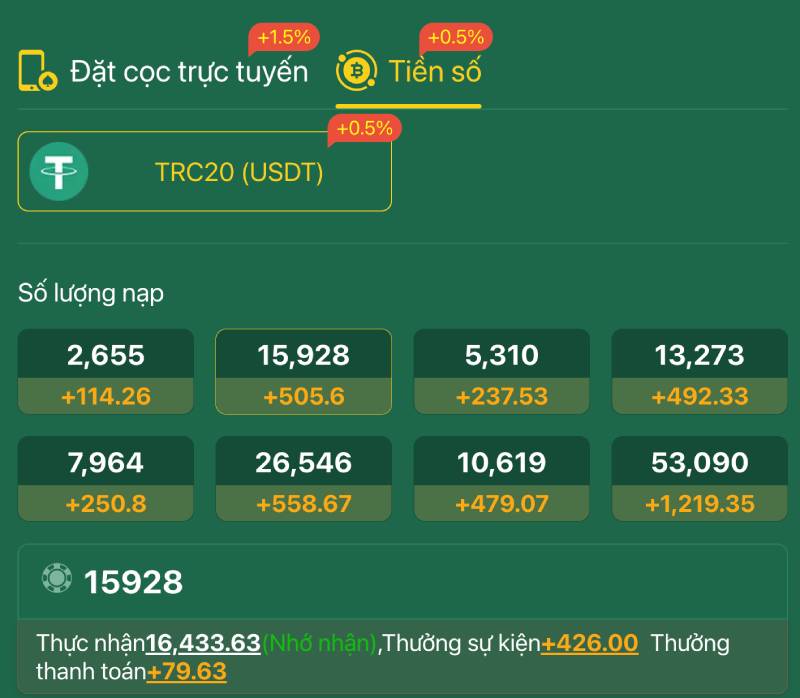 Hướng Dẫn Nạp Tiền Ev88 Với Các Phương Thức Thanh Toán Nhanh 6 Nap qua USDT