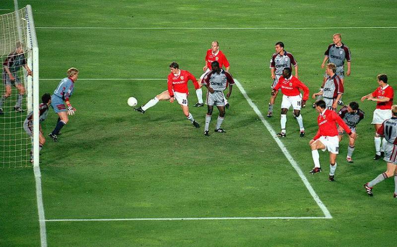Top 5 Bàn Thắng Quan Trọng Nhất Làm Thay Đổi Cục Diện 4 Ole Gunnar Solskjær và khoảnh khắc “Fergie Time” ở Camp Nou (Chung kết Champions League 1999)