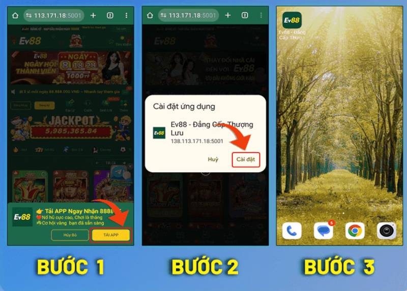 Hướng Dẫn Tải App Ev88 - Cài Đặt Nhanh Chóng Và An Toàn 5 Tải ứng dụng Ev88 trên điện thoại Android